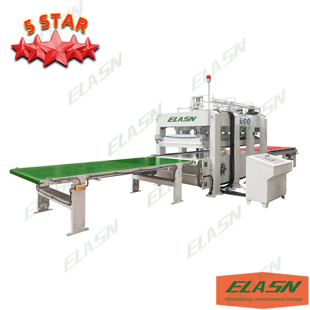 Woodworking 5 Layers Lamination Plywood Hot Press Production Line for Making Floor